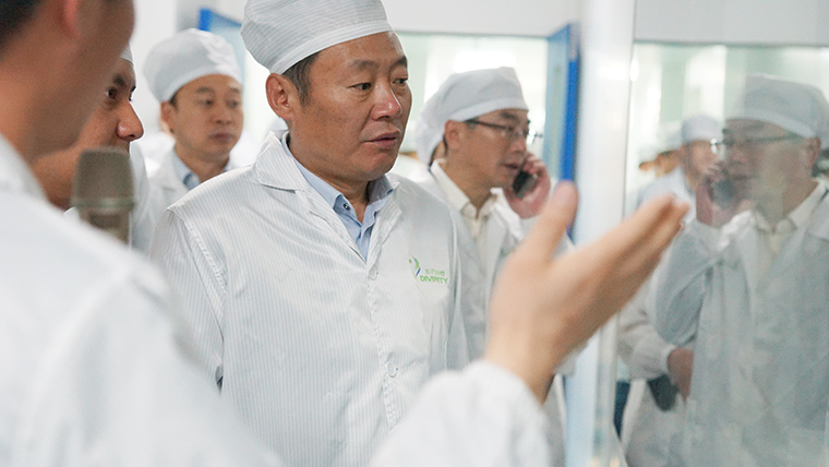 省委常委、宣传部长虞爱华莅临东方帝维调研