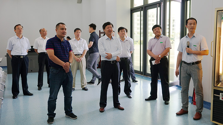 亳州市副市长郝璞峰一行莅临我司参观指导