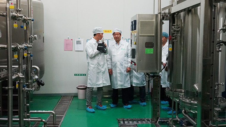 亳州市副市长郝璞峰一行莅临我司参观指导